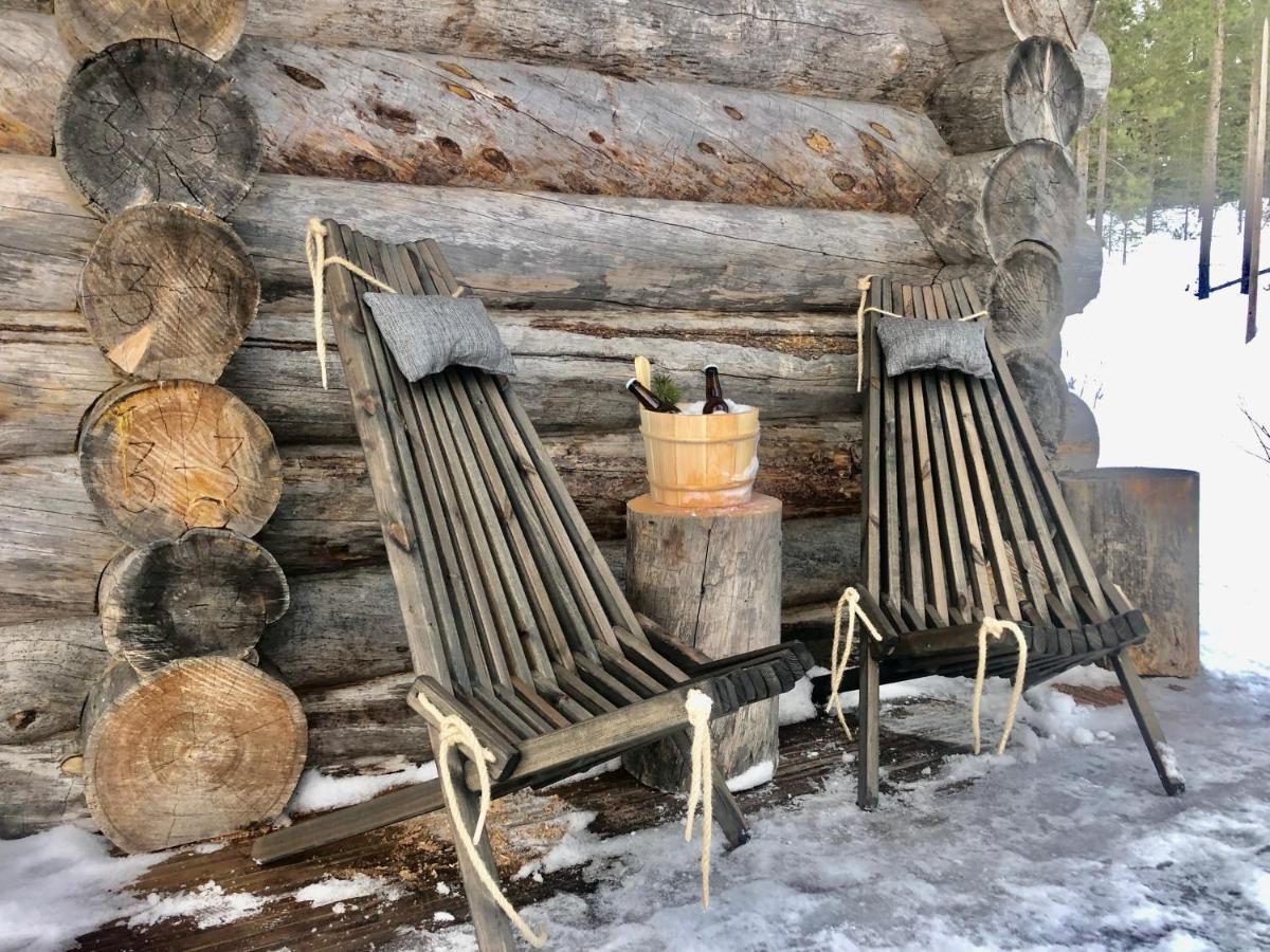 Cozy Log Cabin By Invisible Forest Lodge Rovaniemi Eksteriør bilde