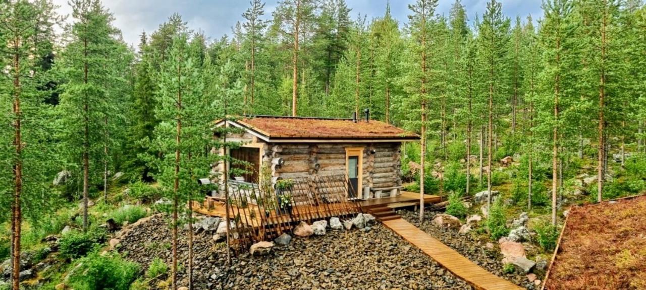 Cozy Log Cabin By Invisible Forest Lodge Rovaniemi Eksteriør bilde