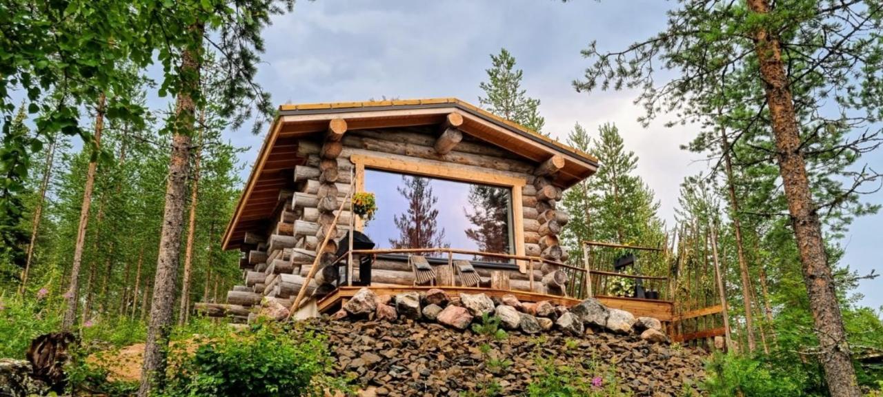 Cozy Log Cabin By Invisible Forest Lodge Rovaniemi Eksteriør bilde