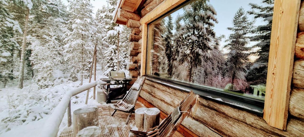 Cozy Log Cabin By Invisible Forest Lodge Rovaniemi Eksteriør bilde