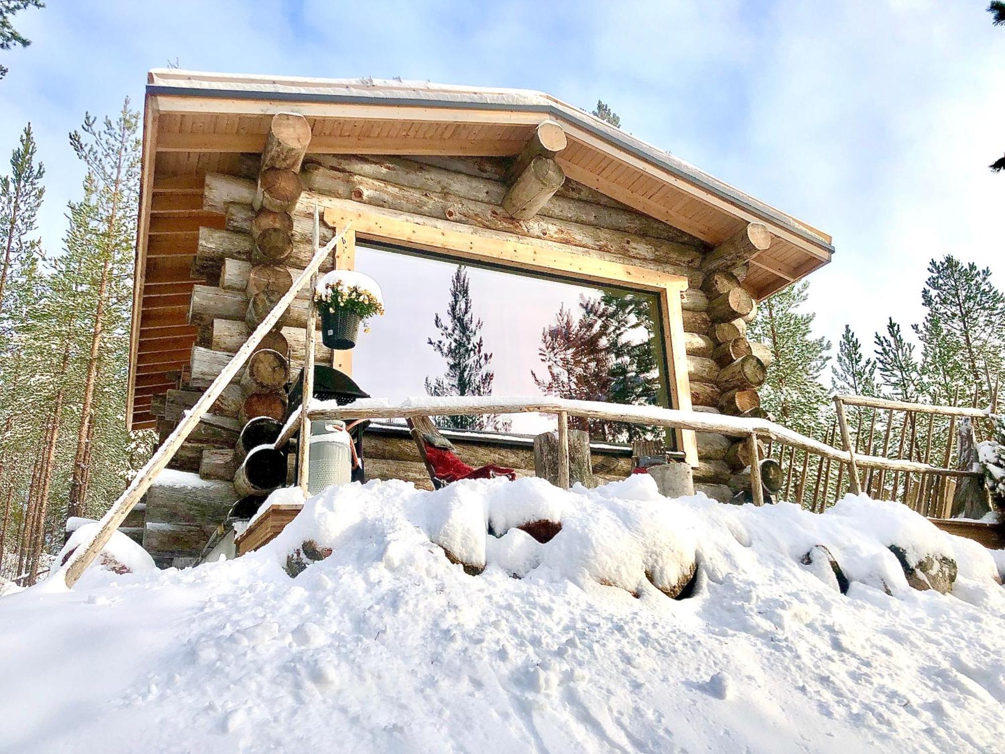 Cozy Log Cabin By Invisible Forest Lodge Rovaniemi Eksteriør bilde